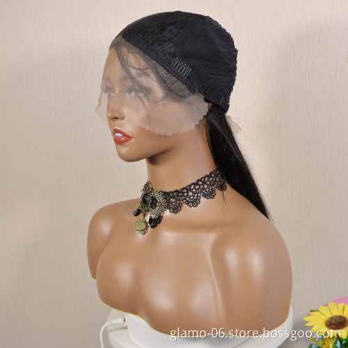 Wholesale price High Quality Human Hair T Part Lace Front straight Wigs  Frontal Wigs Hot Selling T part lace closure wigs